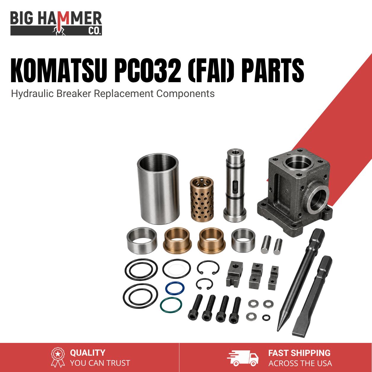 All Parts for Komatsu PC032 (FAI) Hydraulic Breaker