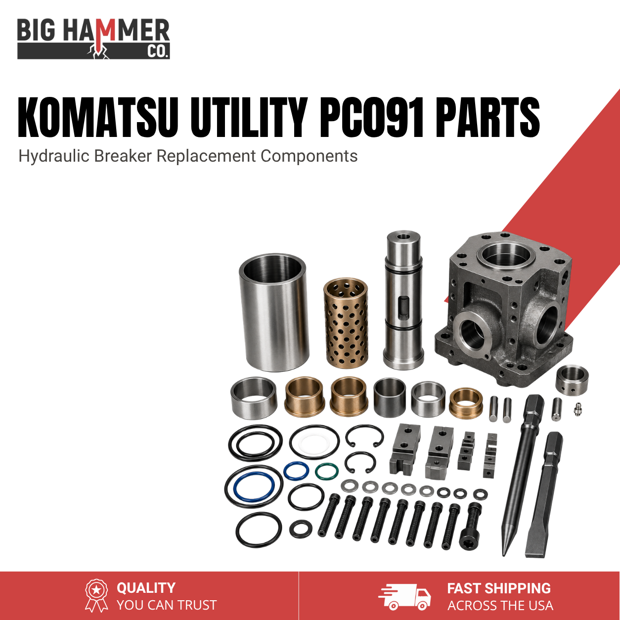 All Parts for Komatsu UTILITY PC091 Hydraulic Breaker