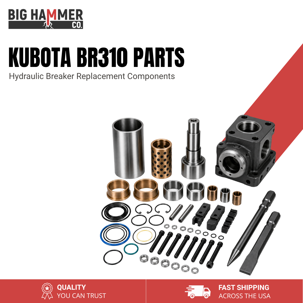 All Parts for Kubota BR310 Hydraulic Breaker
