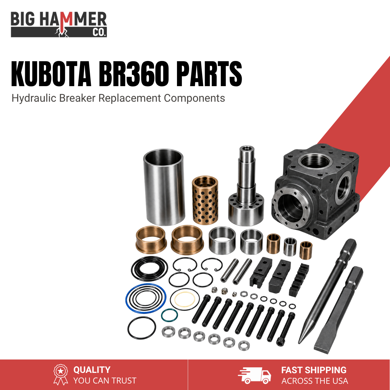 All Parts for Kubota BR360 Hydraulic Breaker