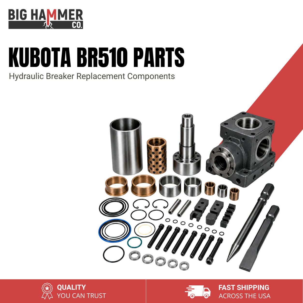 All Parts for Kubota BR510 Hydraulic Breaker