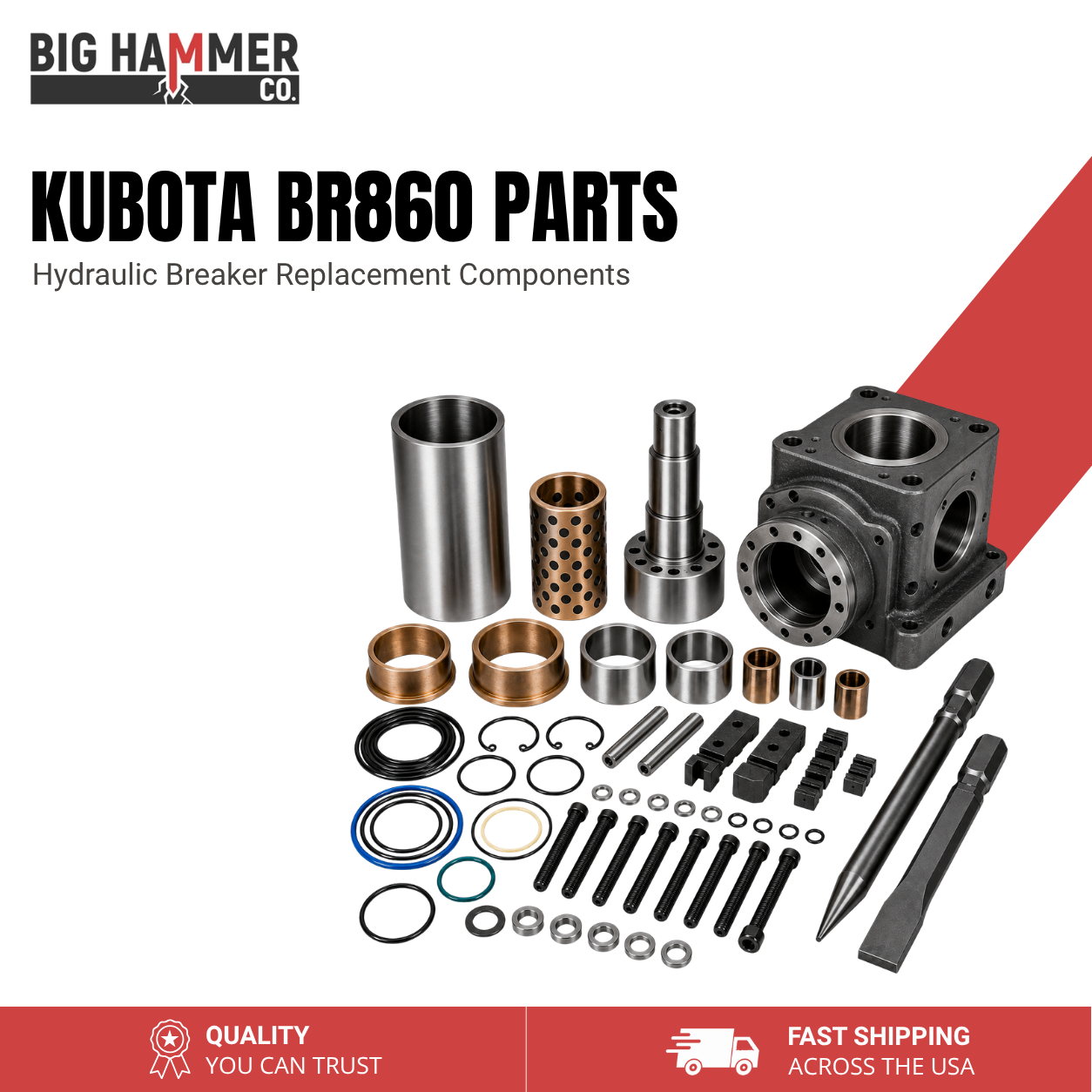 All Parts for Kubota BR860 Hydraulic Breaker