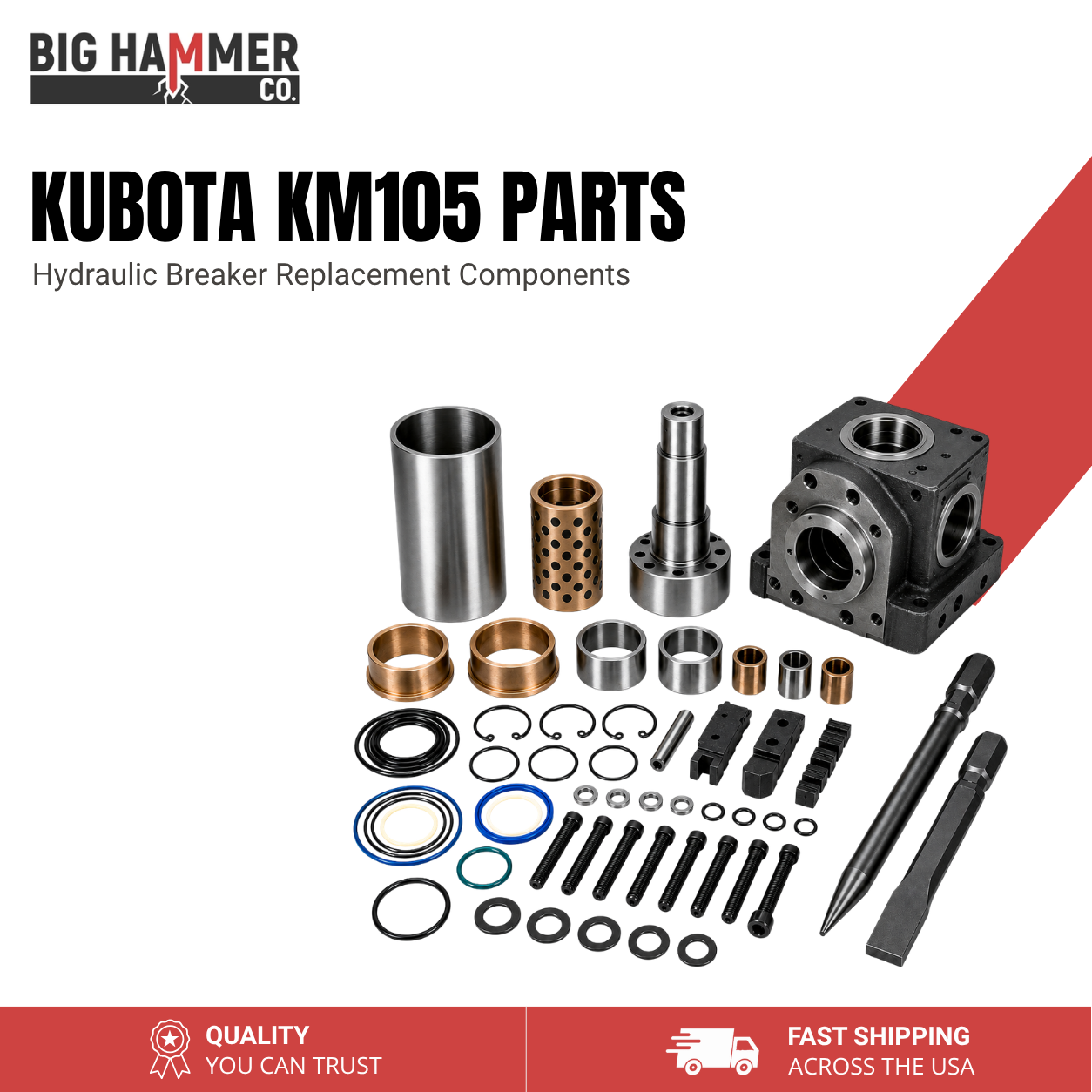 All Parts for Kubota KM105 Hydraulic Breaker