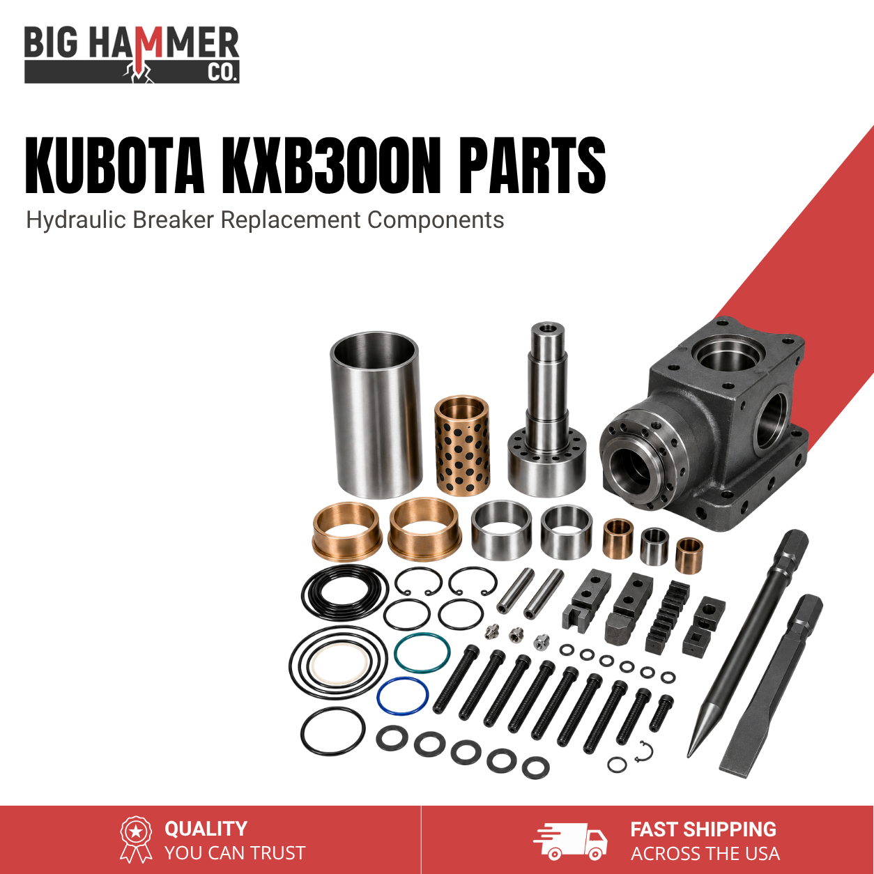 All Parts for Kubota KXB300N Hydraulic Breaker