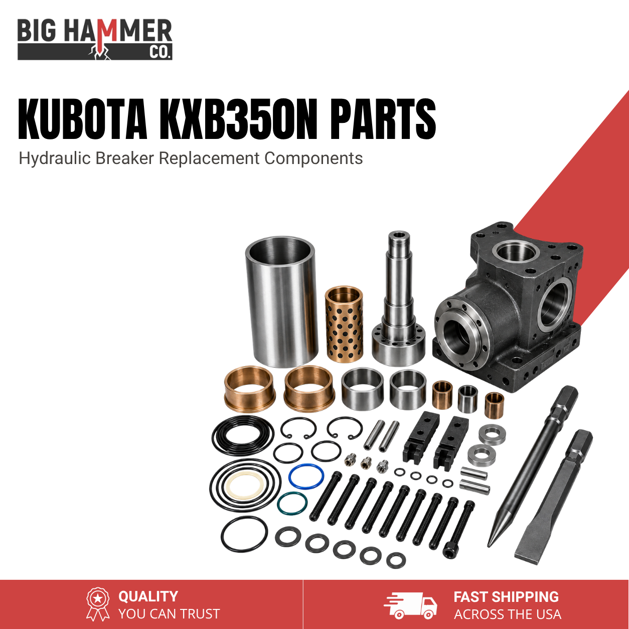 All Parts for Kubota KXB350N Hydraulic Breaker