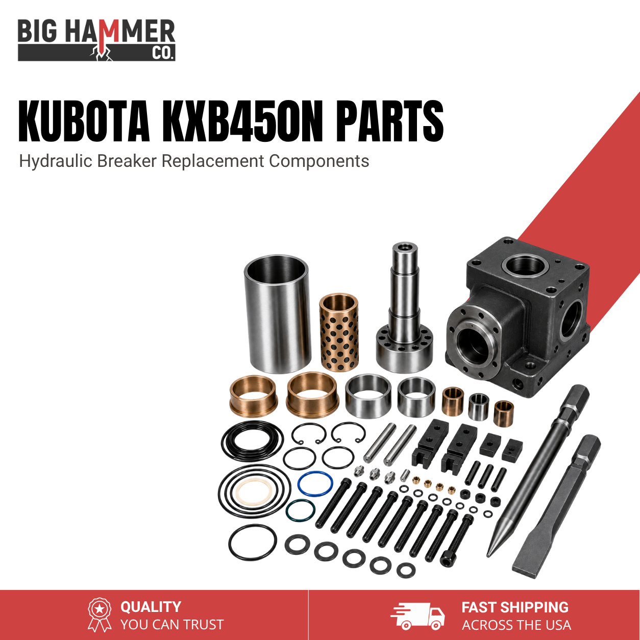 All Parts for Kubota KXB450N Hydraulic Breaker