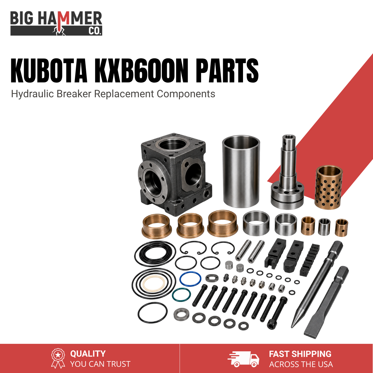All Parts for Kubota KXB600N Hydraulic Breaker