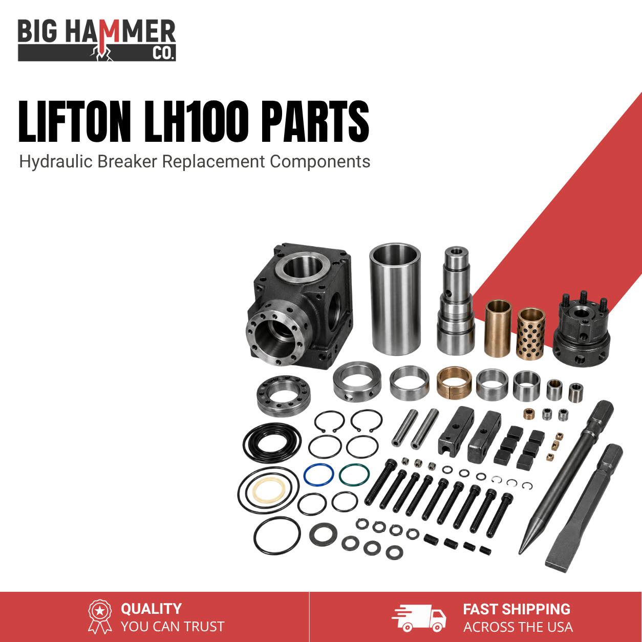 All Parts for Lifton LH100 Hydraulic Breaker