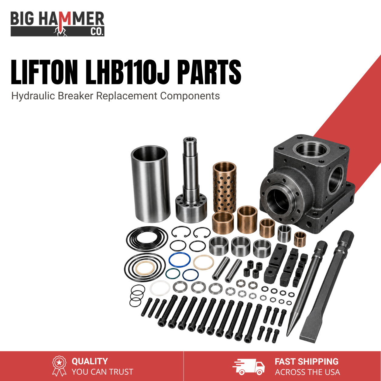 All Parts for Lifton LHB110J Hydraulic Breaker