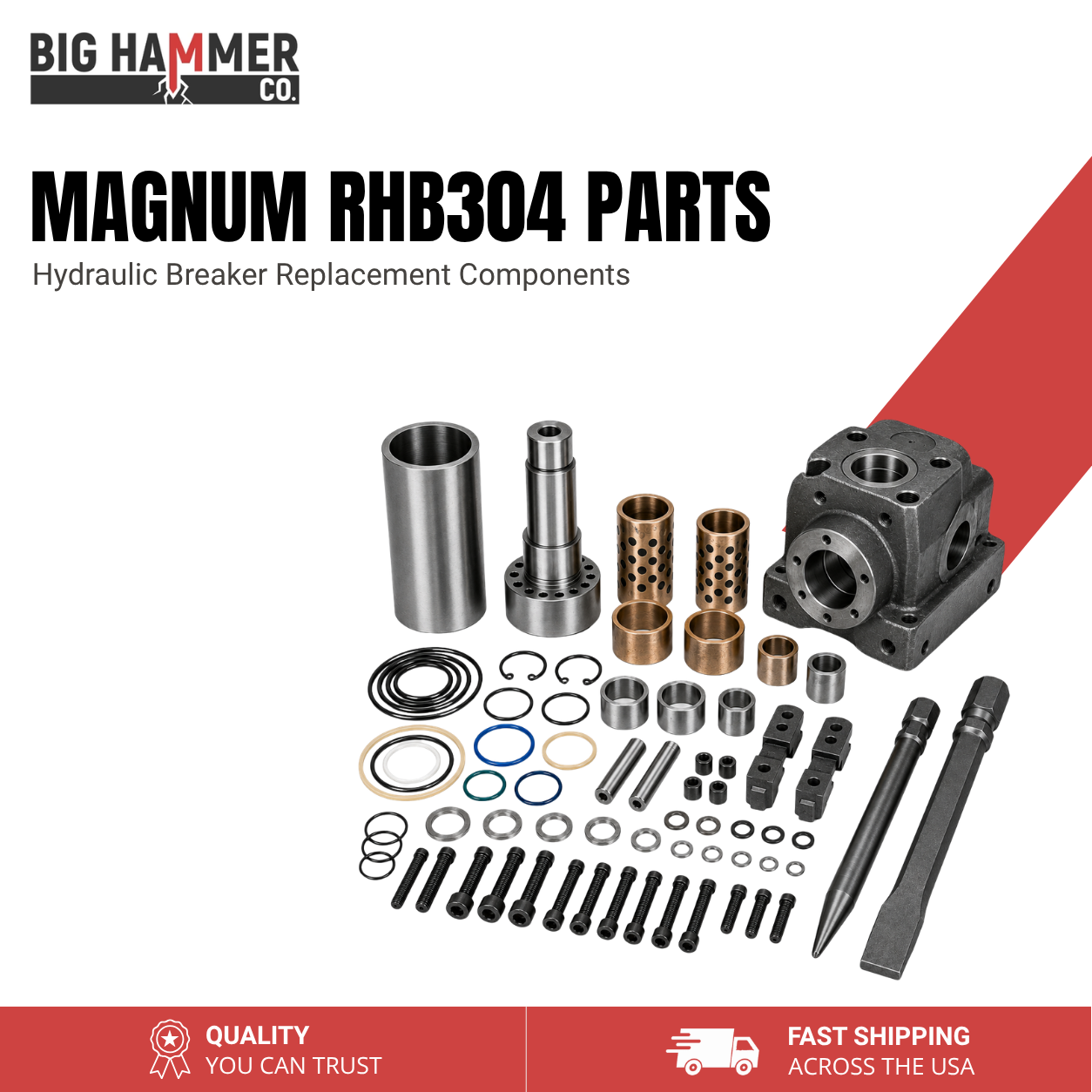 All Parts for Magnum RHB304 Hydraulic Breaker
