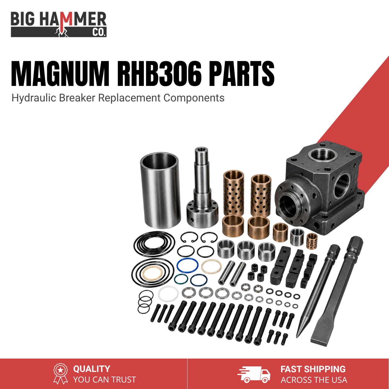 All Parts for Magnum RHB306 Hydraulic Breaker