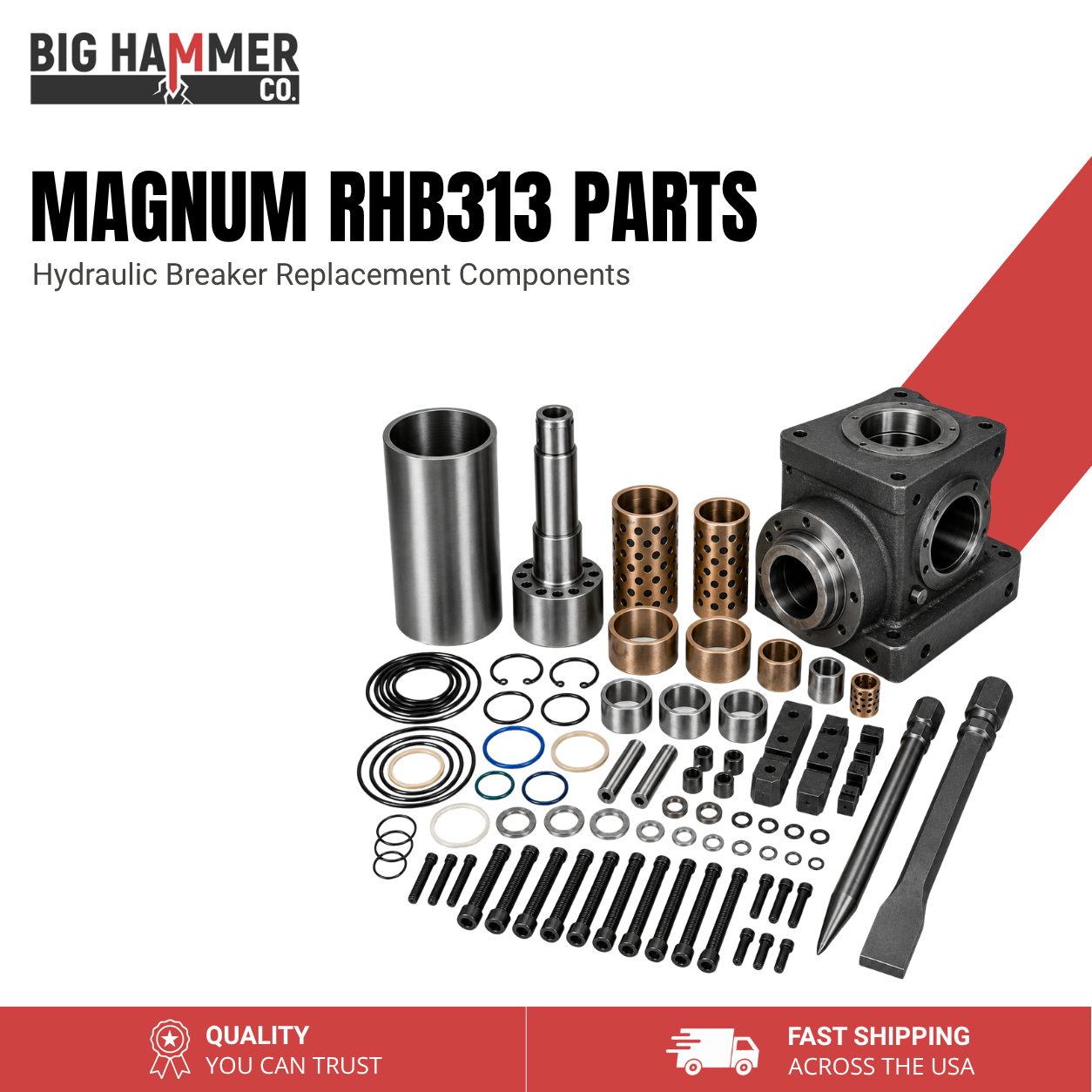 All Parts for Magnum RHB313 Hydraulic Breaker