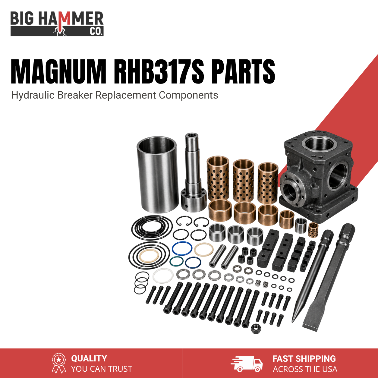 All Parts for Magnum RHB317S Hydraulic Breaker