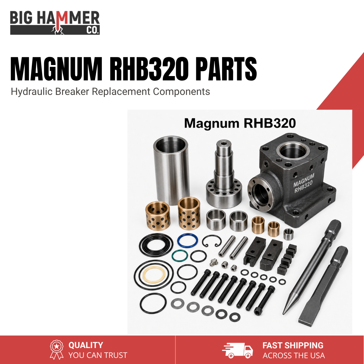 All Parts for Magnum RHB320 Hydraulic Breaker