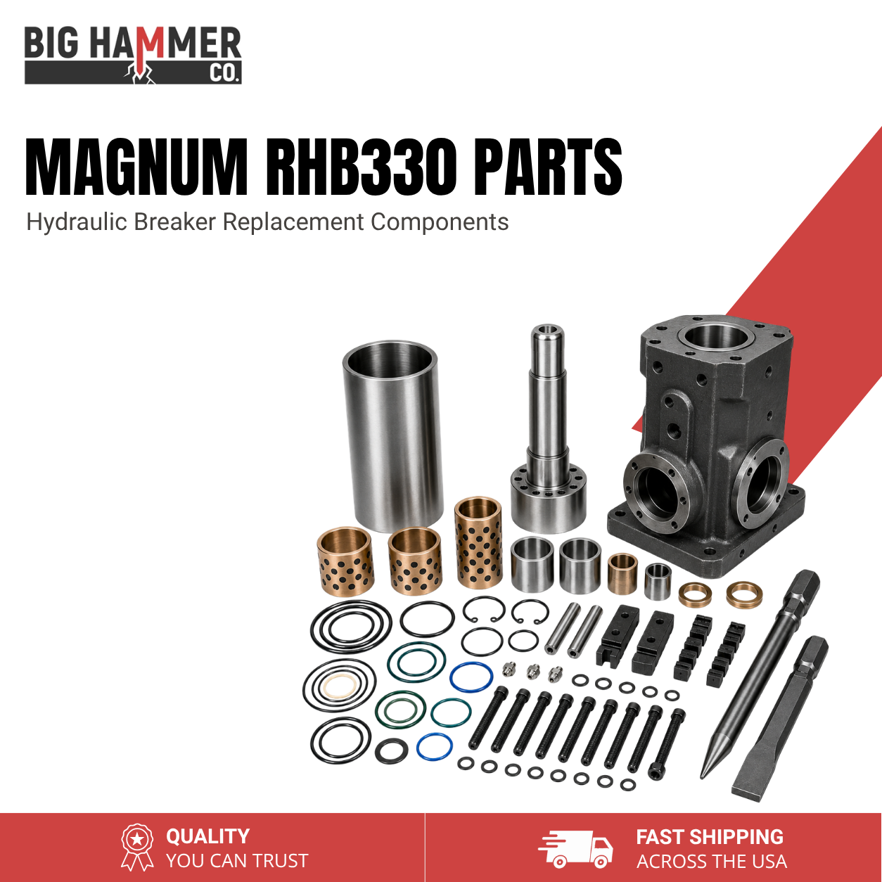 All Parts for Magnum RHB330 Hydraulic Breaker