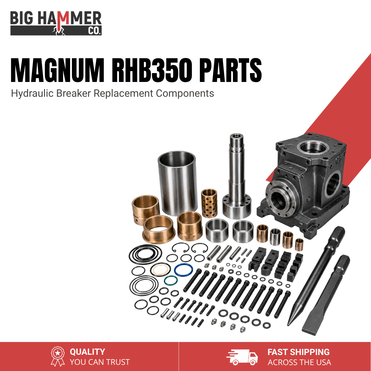 All Parts for Magnum RHB350 Hydraulic Breaker