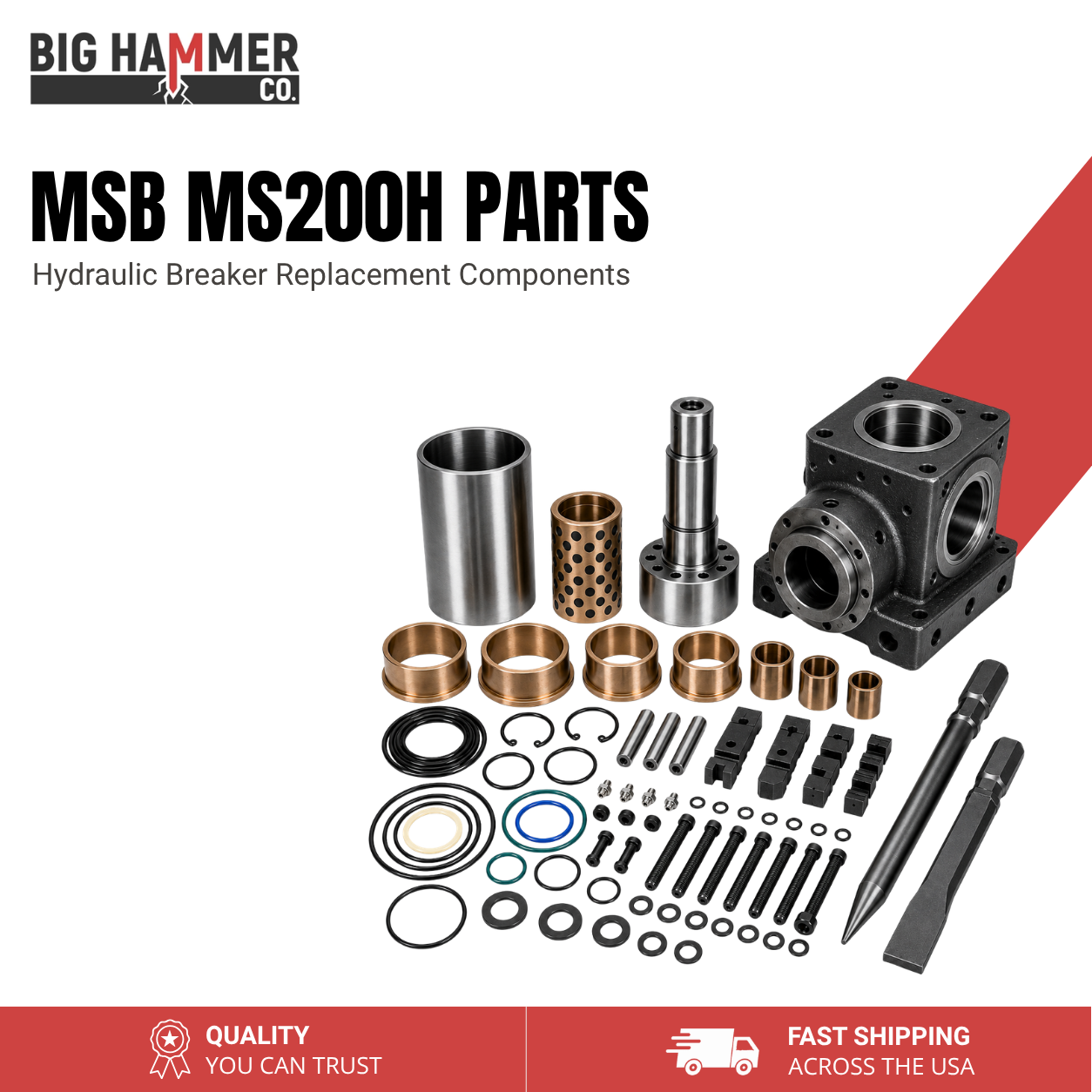All Parts for MSB MS200H Hydraulic Breaker