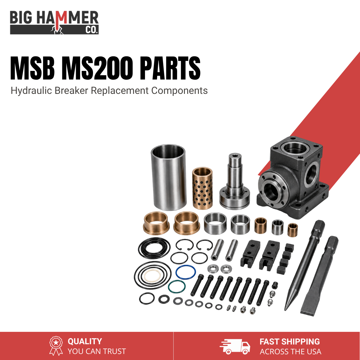 All Parts for MSB MS200 Hydraulic Breaker