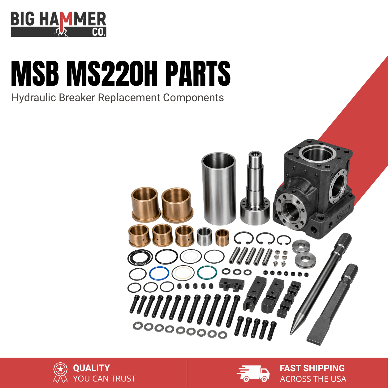 All Parts for MSB MS220H Hydraulic Breaker