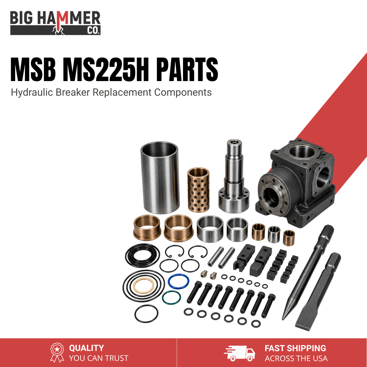 All Parts for MSB MS225H Hydraulic Breaker