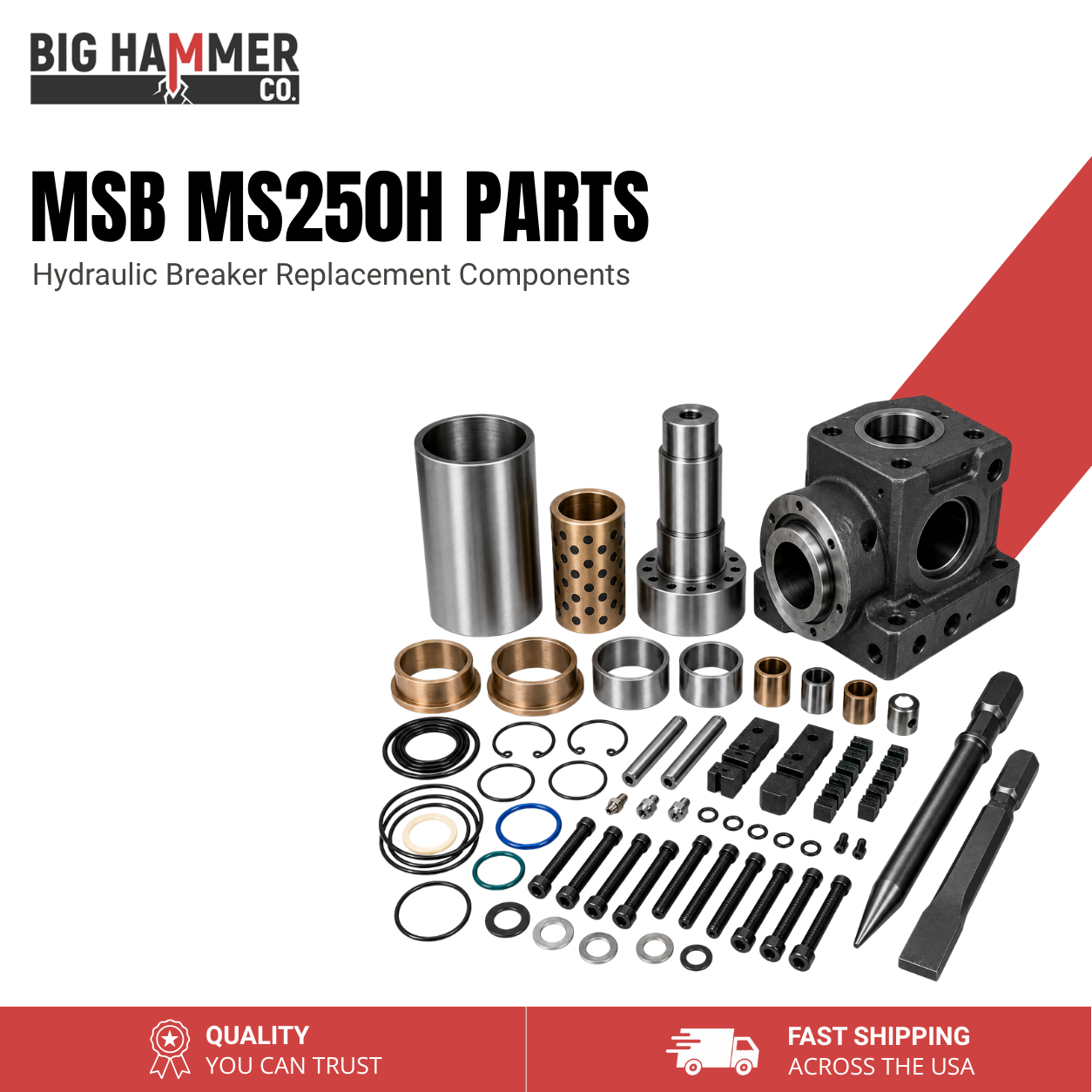 All Parts for MSB MS250H Hydraulic Breaker