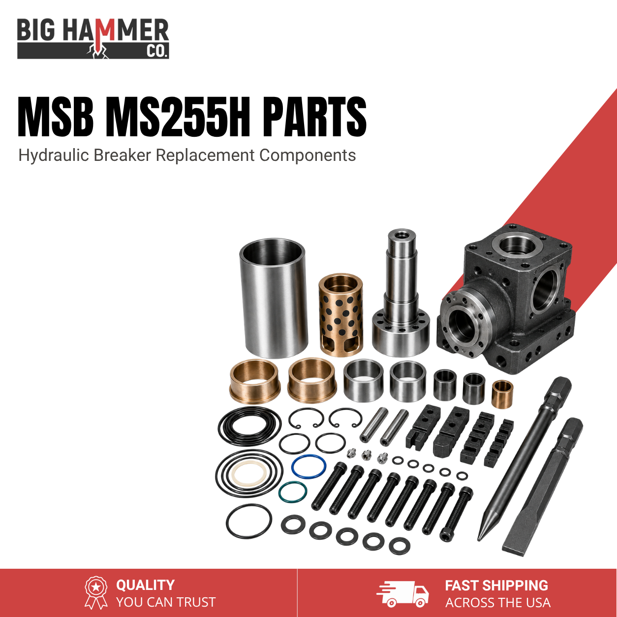 All Parts for MSB MS255H Hydraulic Breaker