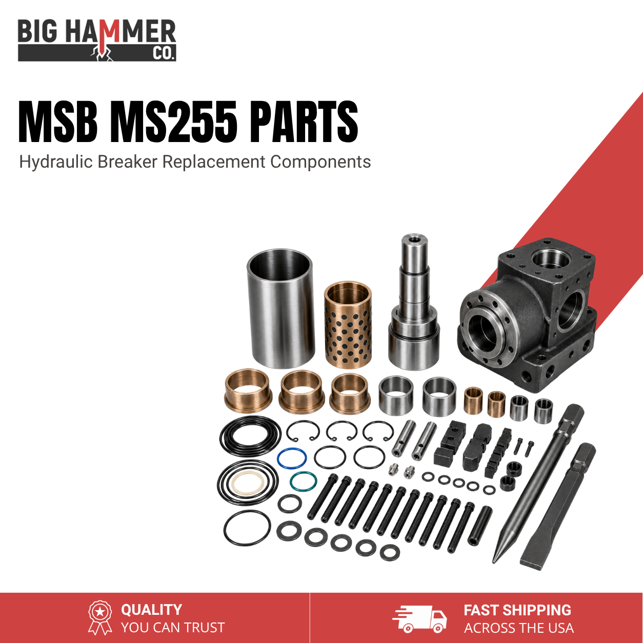 All Parts for MSB MS255 Hydraulic Breaker