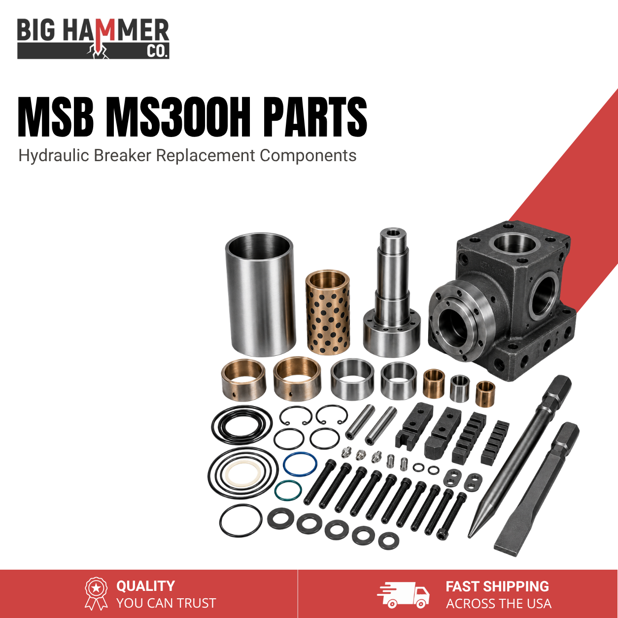 All Parts for MSB MS300H Hydraulic Breaker