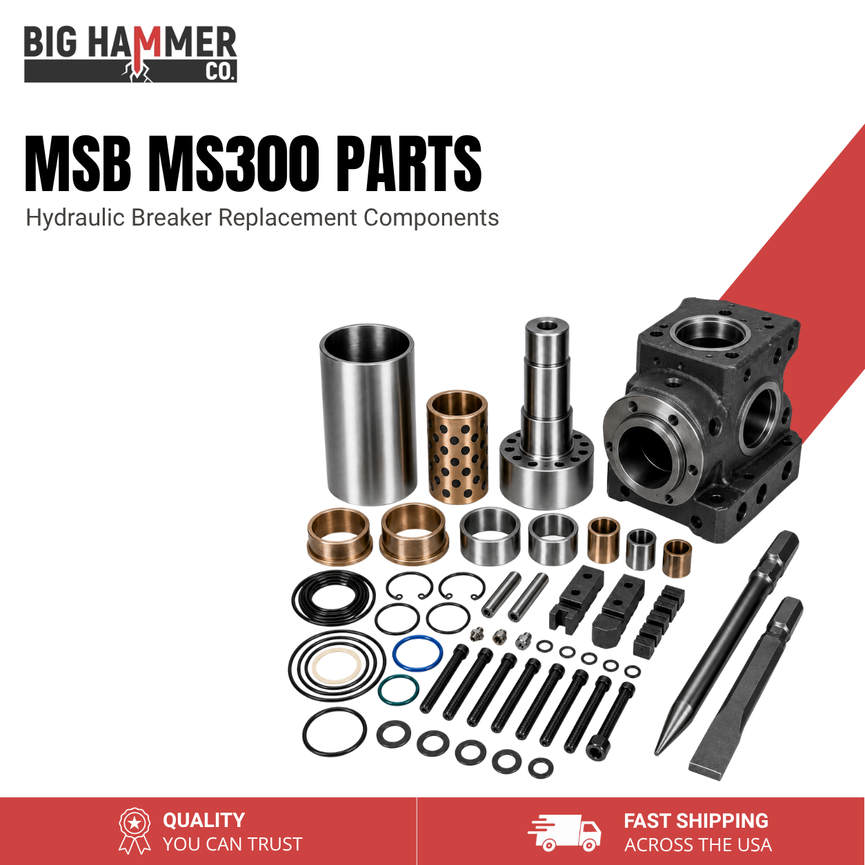 All Parts for MSB MS300 Hydraulic Breaker