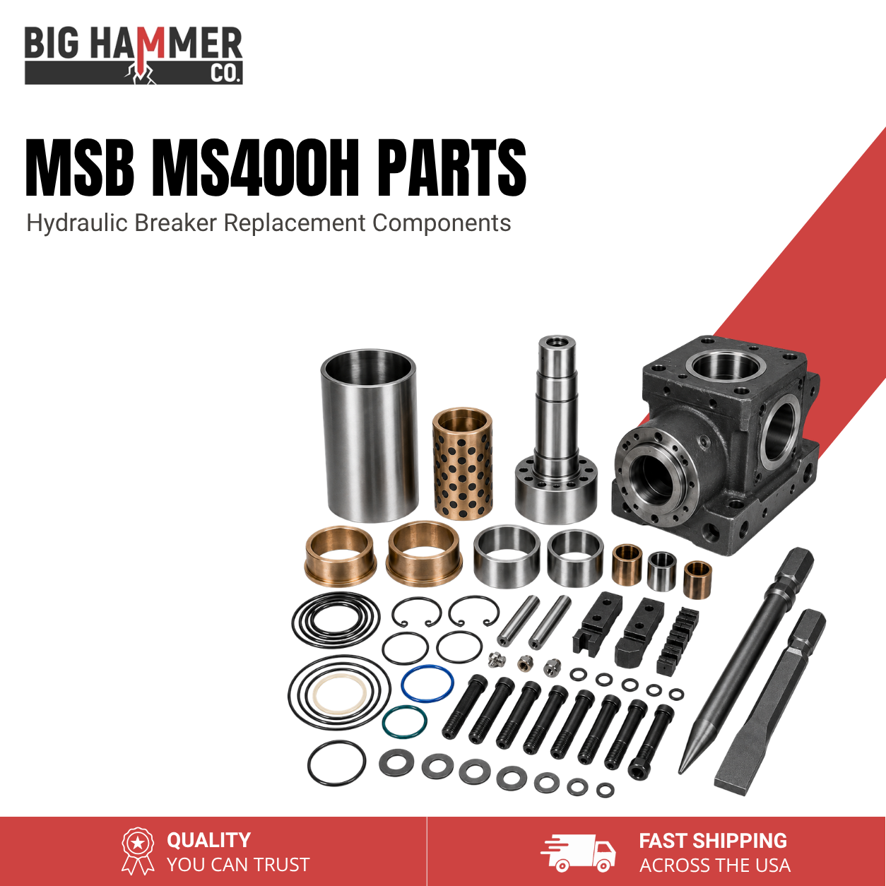 All Parts for MSB MS400H Hydraulic Breaker