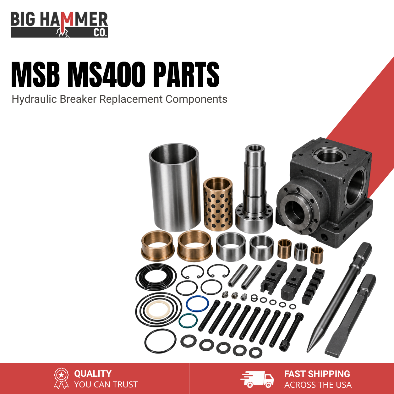 All Parts for MSB MS400 Hydraulic Breaker