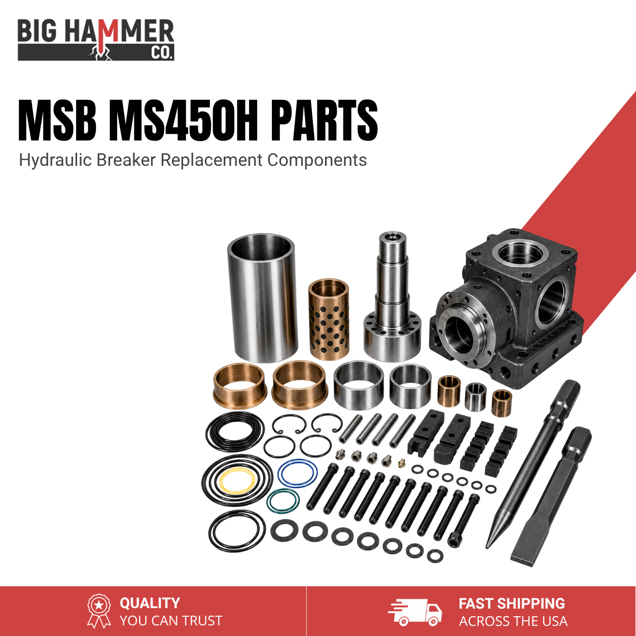 All Parts for MSB MS450H Hydraulic Breaker