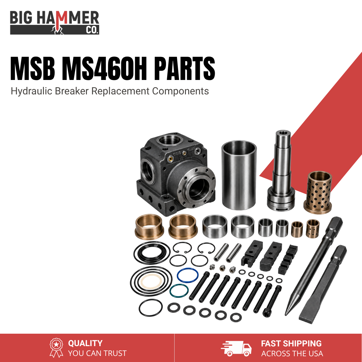 All Parts for MSB MS460H Hydraulic Breaker