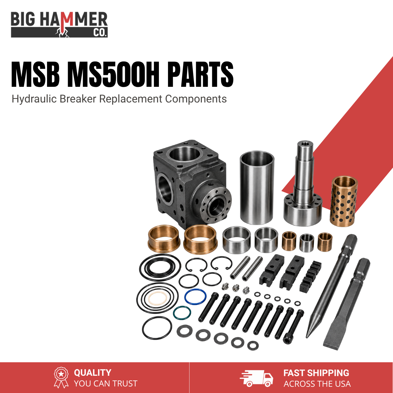 All Parts for MSB MS500H Hydraulic Breaker