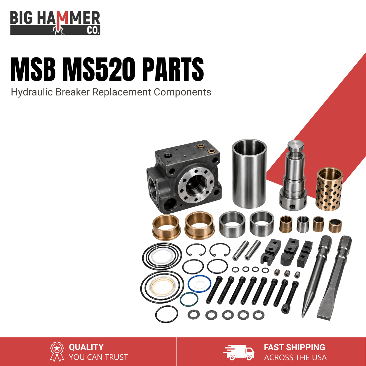 All Parts for MSB MS520 Hydraulic Breaker