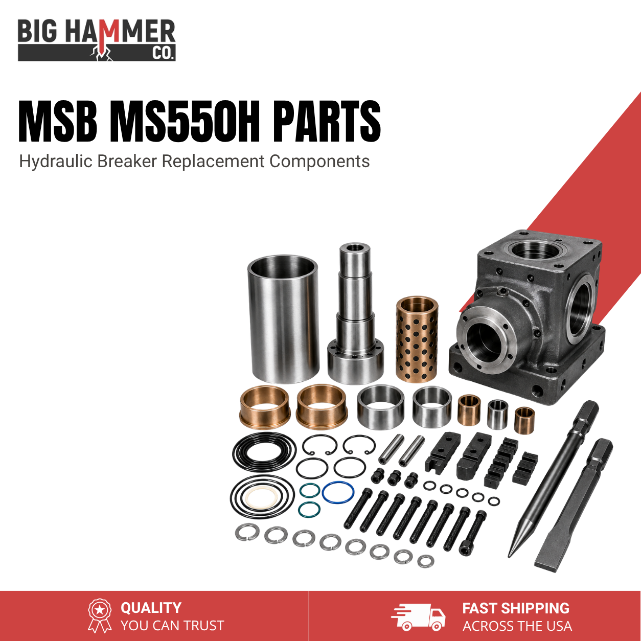 All Parts for MSB MS550H Hydraulic Breaker