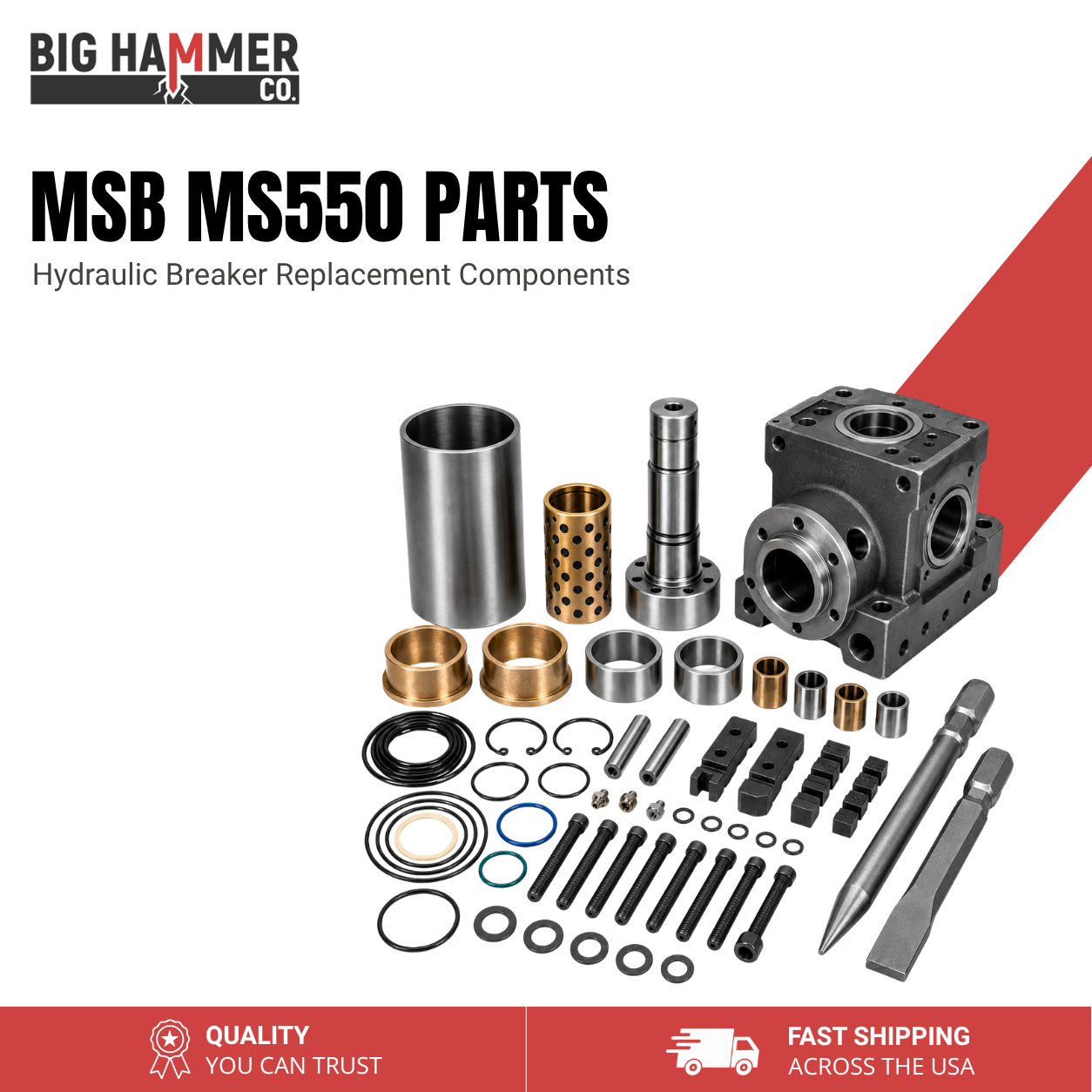 All Parts for MSB MS550 Hydraulic Breaker