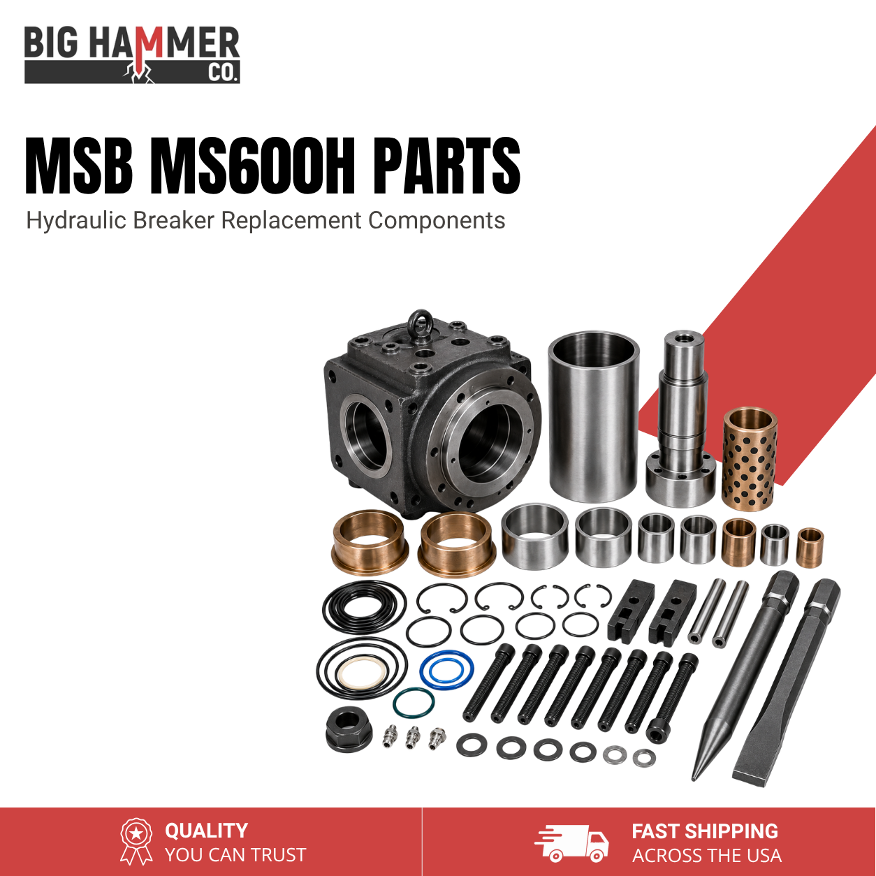All Parts for MSB MS600H Hydraulic Breaker