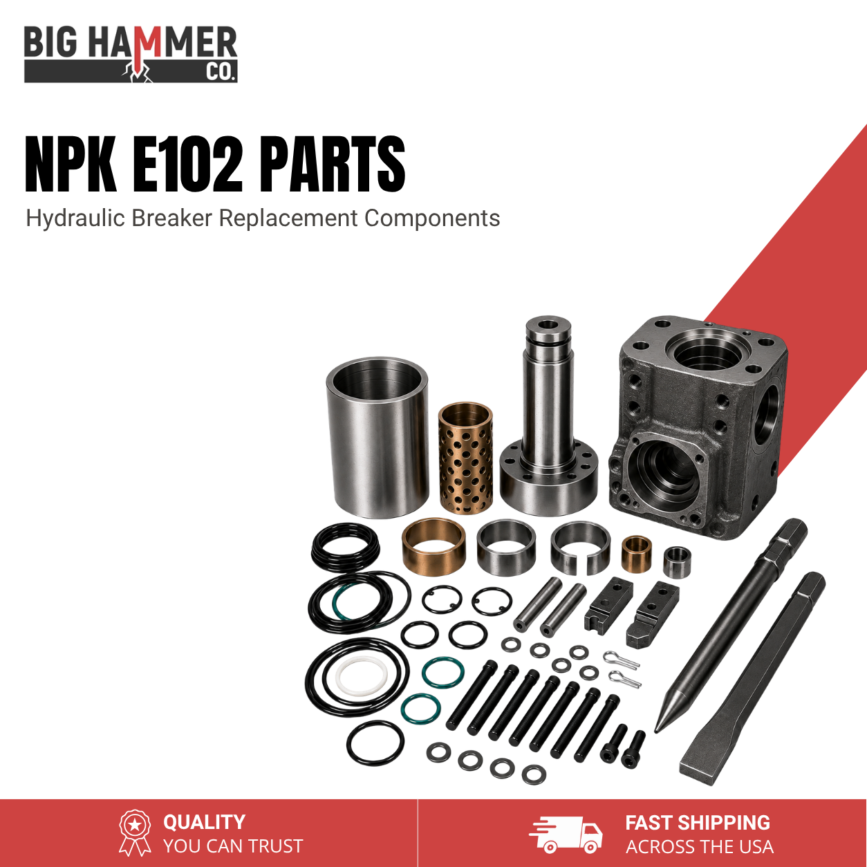 All Parts for NPK E102 Hydraulic Breaker