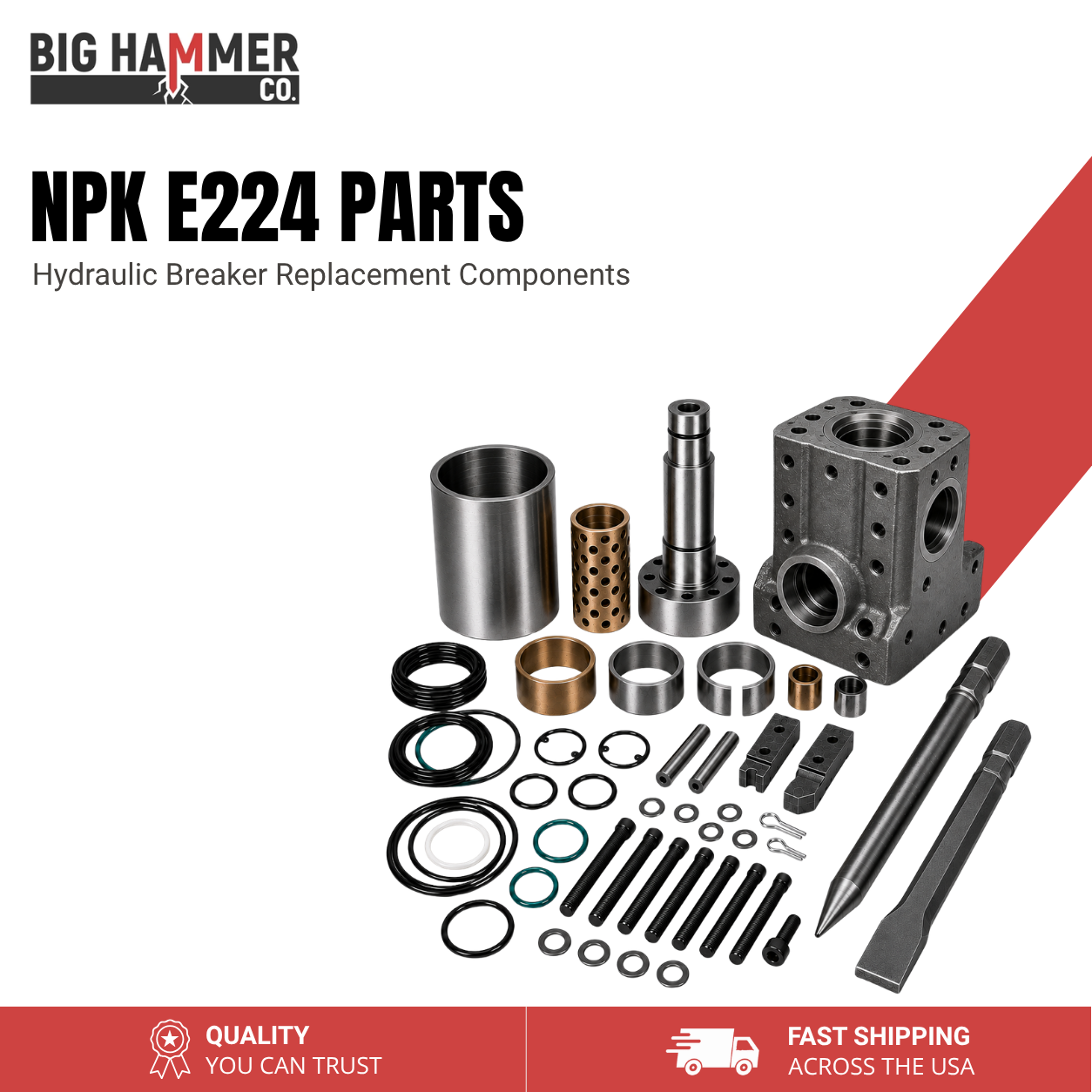 All Parts for NPK E224 Hydraulic Breaker