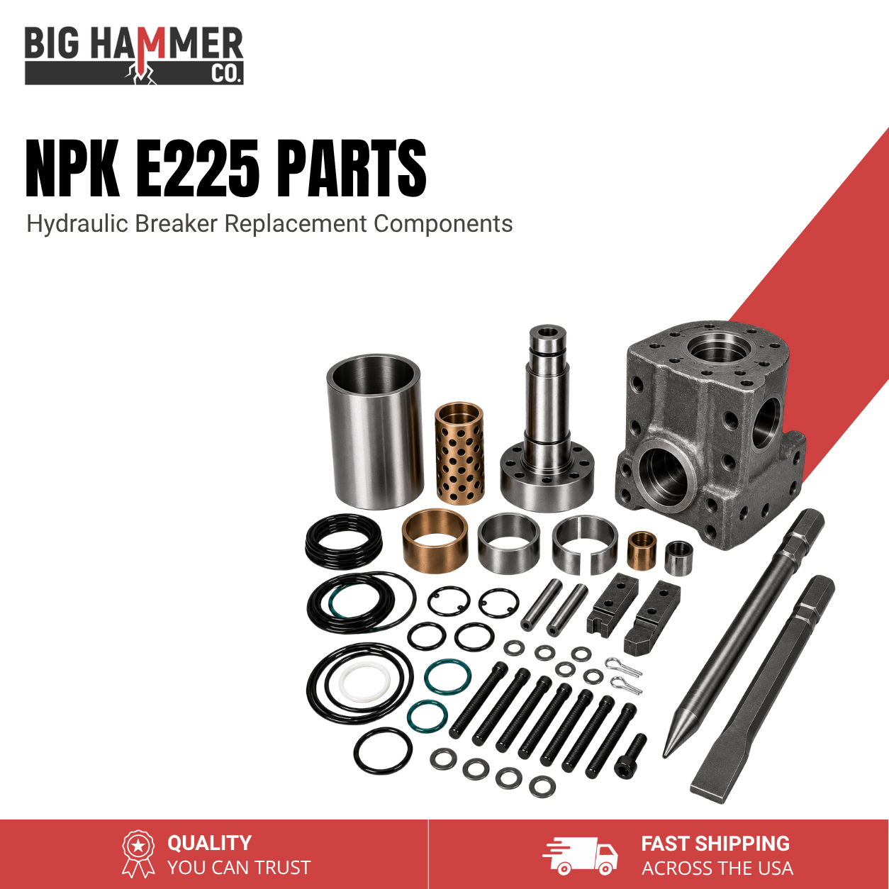 All Parts for NPK E225 Hydraulic Breaker