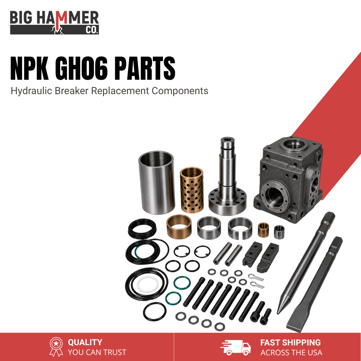 All Parts for NPK GH06 Hydraulic Breaker