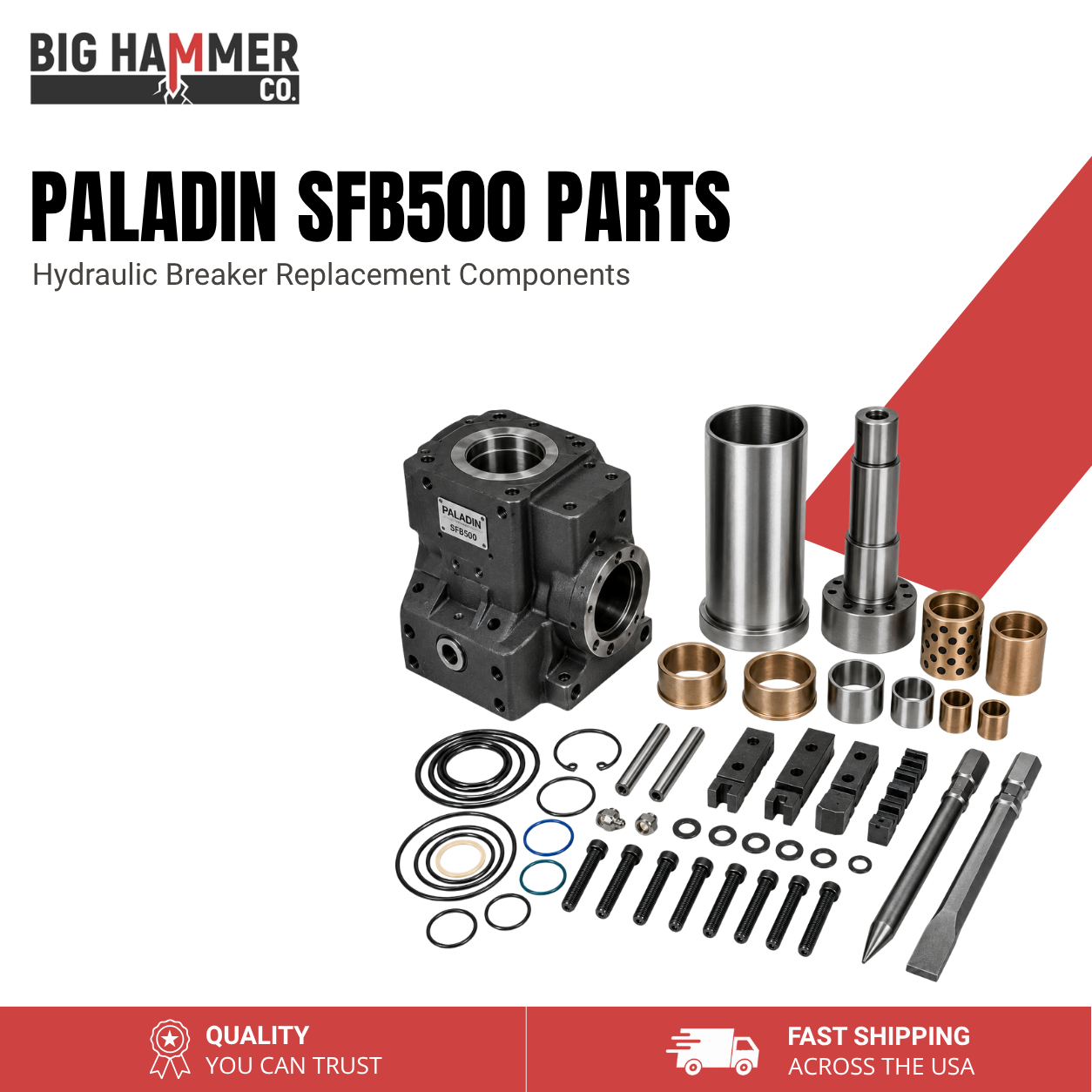All Parts for Paladin SFB500 Hydraulic Breaker