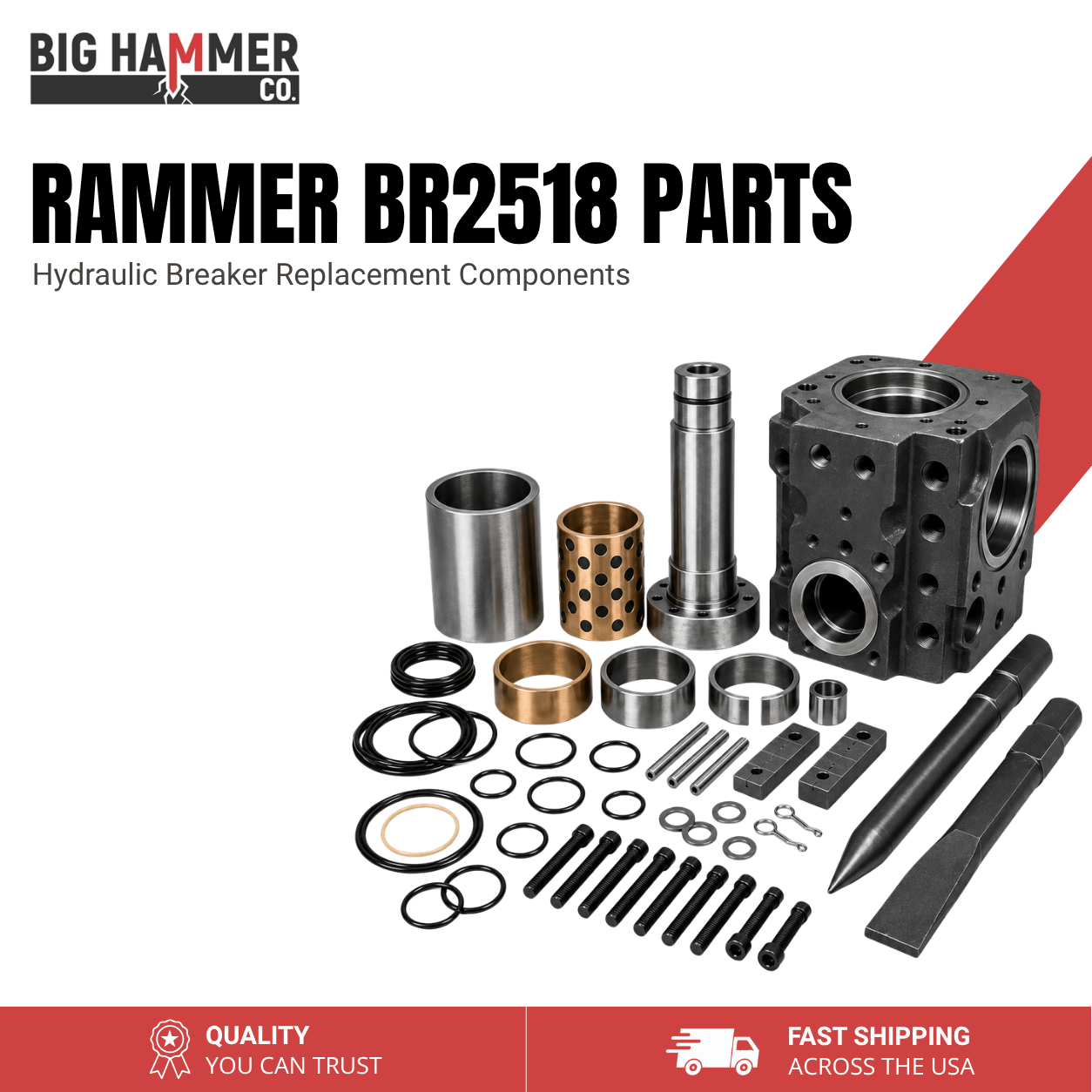 All Parts for Rammer BR2518 Hydraulic Breaker