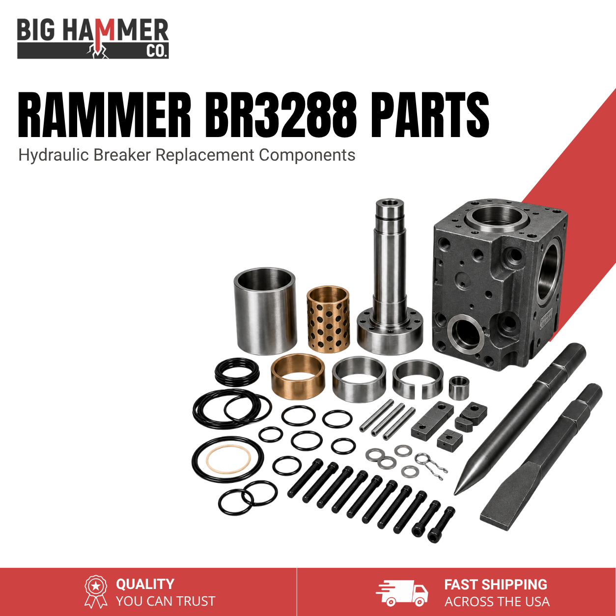 All Parts for Rammer BR3288 Hydraulic Breaker