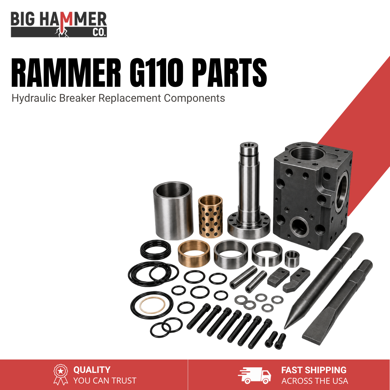 All Parts for Rammer G110 Hydraulic Breaker