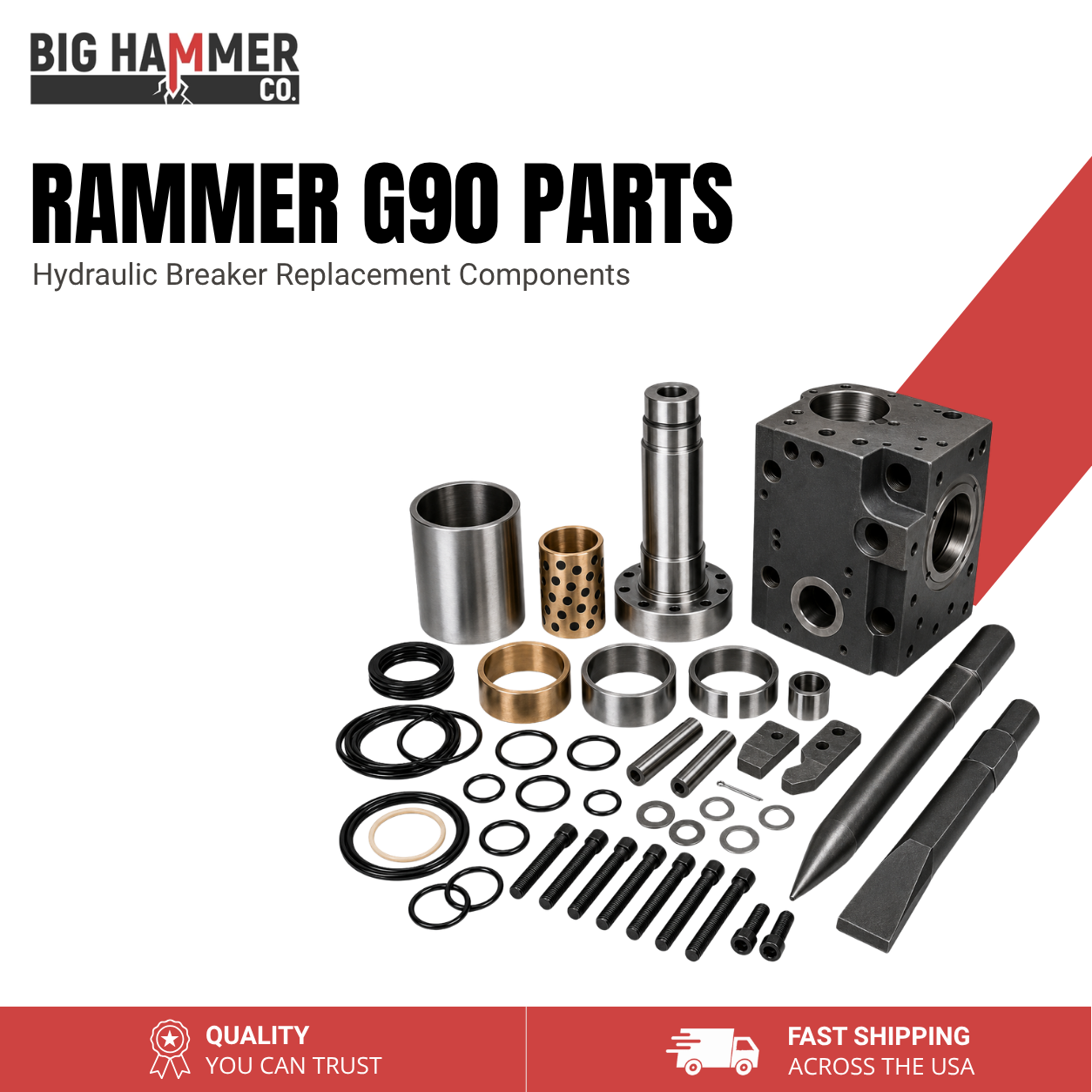 All Parts for Rammer G90 Hydraulic Breaker