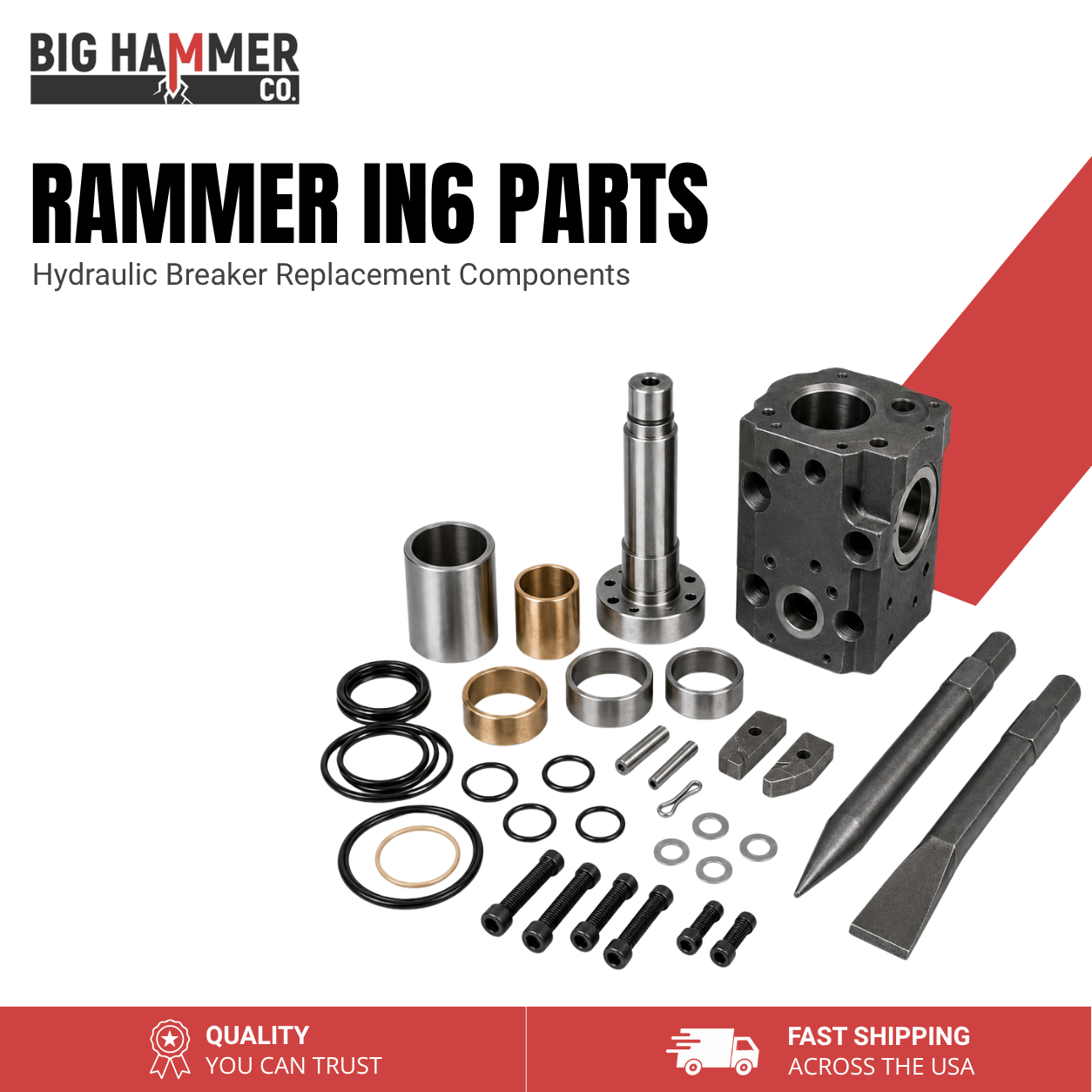 All Parts for Rammer IN6 Hydraulic Breaker