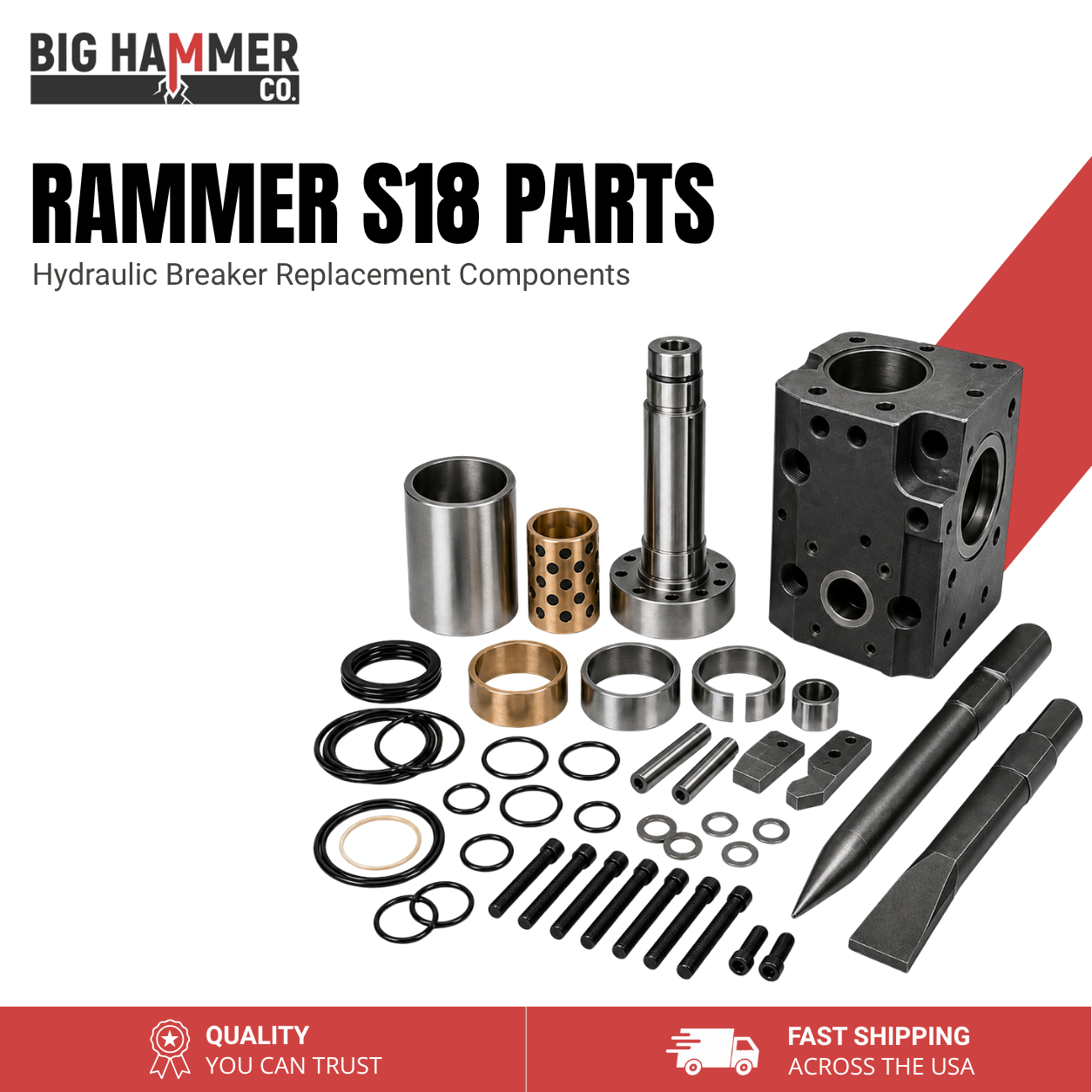 All Parts for Rammer S18 Hydraulic Breaker