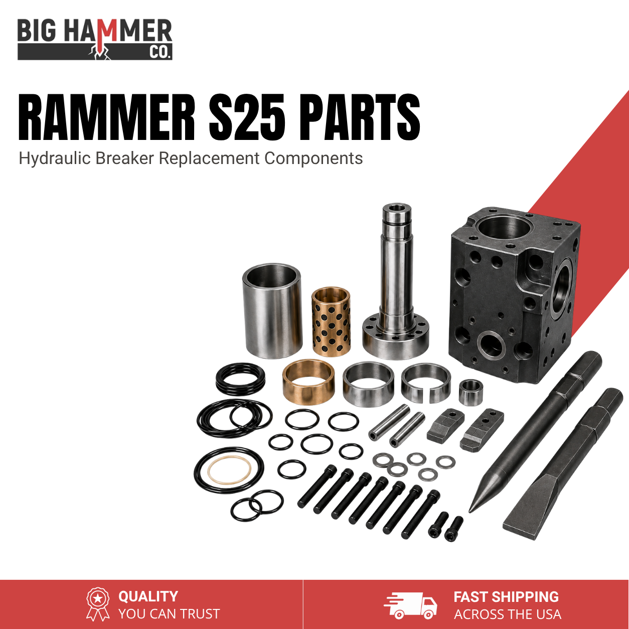 All Parts for Rammer S25 Hydraulic Breaker